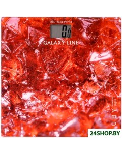 Напольные весы GL4819 рубин Galaxy line