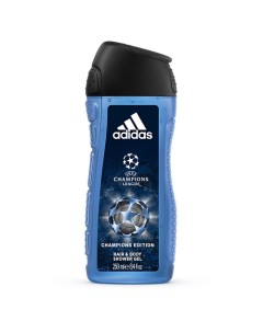 Гель для душа для тела и волос для мужчин UEFA Champions League Champions Edition Adidas