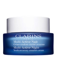 Ночной крем для борьбы с первыми возрастными изменениями для нормальной и сухой кожи Multi Active Clarins