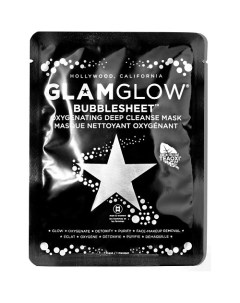 Очищающая тканевая маска для лица Bubble Sheet Mask Glamglow