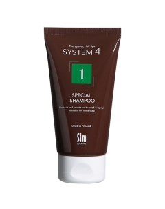 Шампунь терапевтический 1 для нормальной и жирной кожи головы System4