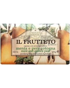 Мыло IL FRUTTETO Mint and Quince pear Nesti dante