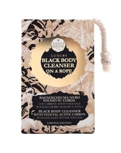 Мыло Luxury Black Body Cleanser on a Rope Nesti dante