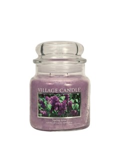 Ароматическая свеча Spring Lilac средняя Village candle