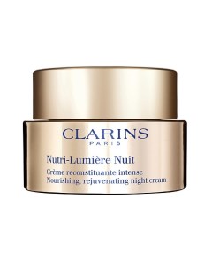 Питательный антивозрастной ночной крем придающий сияние зрелой коже Nutri Lumiere Clarins