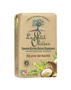 Мыло нежное питательное с маслом Карите Ши Le petit olivier