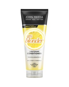 Кондиционер осветляющий для натуральных мелированных и окрашенных светлых волос Sheer Blonde Go Blon John frieda