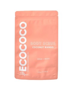 Скраб для тела для восстановления Манго и Кокос Ecococo
