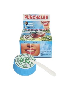 Зубная паста растительная с кокосом Punchalee