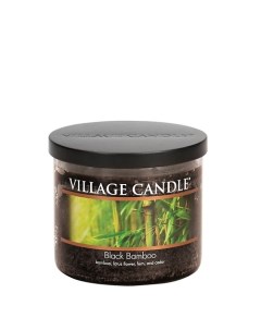 Ароматическая свеча Black Bamboo чаша средняя Village candle