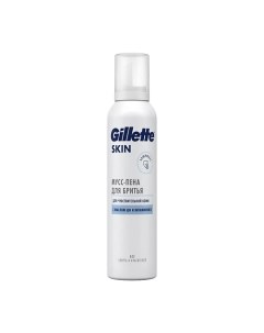 Пена для бритья для чувствительной кожи с экстрактом Алоэ Защита Кожи SKINGUARD Sensitive Gillette