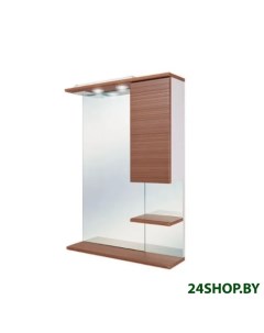 Шкаф с зеркалом Элита 60 02 правый коричневый 206024 Onika