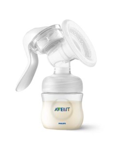 Молокоотсос ручной Natural Motion с бутылочкой без соски арт SCF441 01 Philips avent