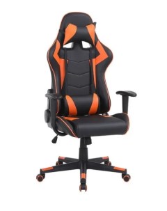 Кресло геймерское Бардолино AF C5815 черный оранжевый Mio tesoro