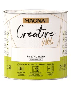 Краска интерьерная Creative White 2 5 л Magnat