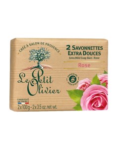 Мыло нежное Роза Le petit olivier