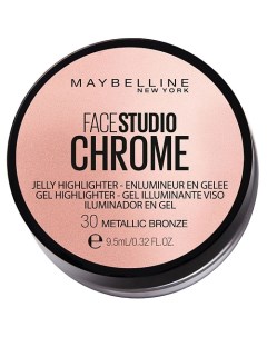 Гелевый хайлайтер Face Studio Chrome Maybelline new york