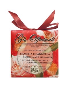 Мыло GLI OFFICINALI Camellia and cinnamon Nesti dante
