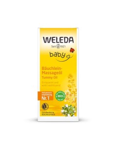 Масло для массажа животика младенцев Weleda