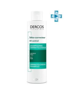 DERCOS Technique Oil Control Регулирующий шампунь уход для жирной кожи головы Vichy