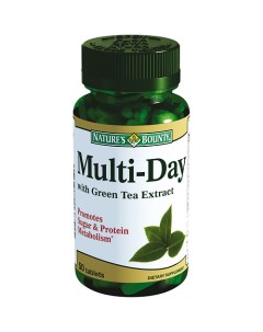Витаминно минеральный комплекс с экстрактом зеленого чая 1679 мг Nature's bounty