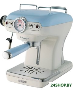 Рожковая кофеварка Vintage 1389 голубой Ariete