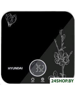 Кухонные весы HYS KG421 чёрный Hyundai