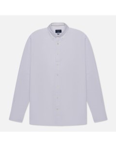 Мужская рубашка White Oxford Engineered Stripe Hackett