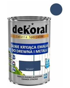 Эмаль масляно-фталевая глубина океана Emakol Strong 0,9л Dekoral