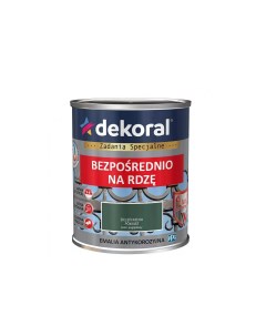 Эмаль антикоррозионная зеленый мох 0,65л Dekoral