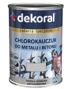 Эмаль хлоркаучуковая Стронг пепельный средний 0,9л Dekoral