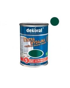 Эмаль масляно-фталевая зеленый травянной Emakol Strong 0,9л Dekoral