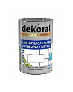 Эмаль масляно-фталевая лазурный Emakol Strong 0,9л Dekoral