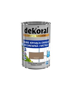 Эмаль масляно-фталевая светлый кофе Emakol Strong 0,9л Dekoral