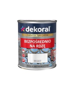 Эмаль антикоррозионная белая 0,65л Dekoral