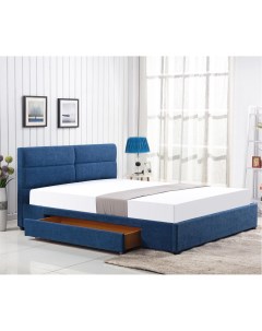 Кровать MERIDA синий 160 200 Halmar