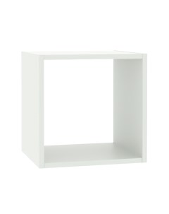 Стеллаж ОМЕГА 1 362х362х315мм Белый матовый Кортекс-мебель