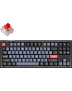 Проводная клавиатура V3 Frosted Black RGB Hot Swap K pro Red Switch V3 A1 RU Keychron