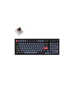 Беспроводная клавиатура Keychron K4 Pro Grey, RGB, Hot-Swap, Keychron K pro Brown Switch, RU (K4P-H3-RU)