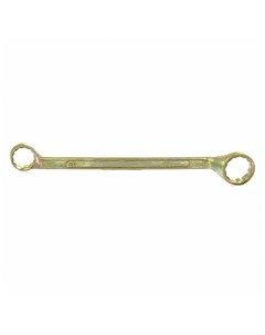 Ключ накидной 24 х 27 мм желтый цинк 14634 Сибртех