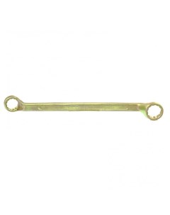 Ключ накидной 19 х 22 мм желтый цинк 14628 Сибртех