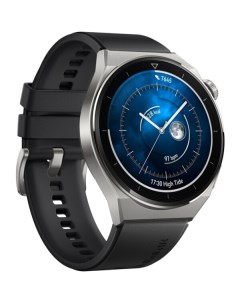 Смарт часы WATCH GT 3 Pro модель ODN B19 Черный каучуковый ремешок Huawei