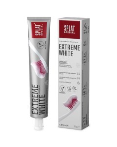Зубная паста EXTREME WHITE Splat