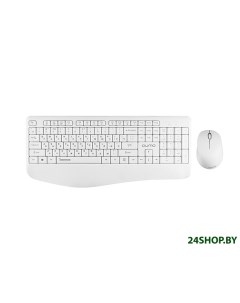 Клавиатура и мышь Space 30703 белый Qumo