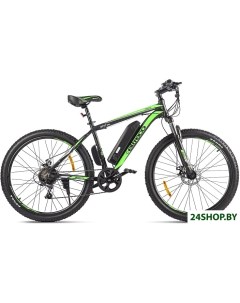 Электровелосипед XT 600 D 2021 черный зеленый Eltreco