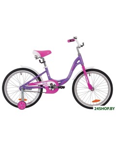 Детский велосипед Angel 20 фиолетовый розовый 2019 205AANGEL VL9 Novatrack