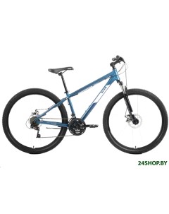 Велосипед Altair AL 27 5 D р 17 2022 темно синий серебристый Altair (велосипеды)