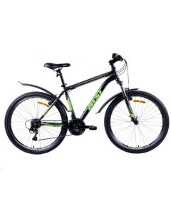 Велосипед Quest 26 2022 20 черный зеленый Aist