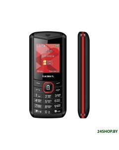 Мобильный телефон TM D206 черный Texet