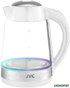 Электрический чайник JK KE1705 белый серебристый Jvc